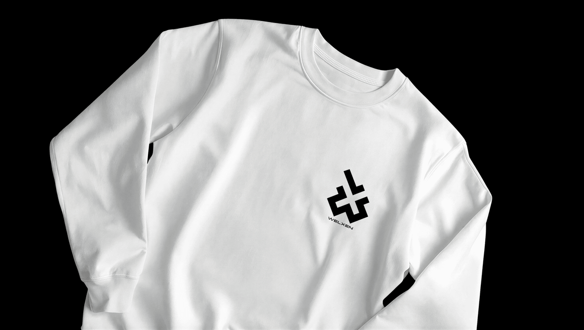 White "Dark Circle" Sweatshirt