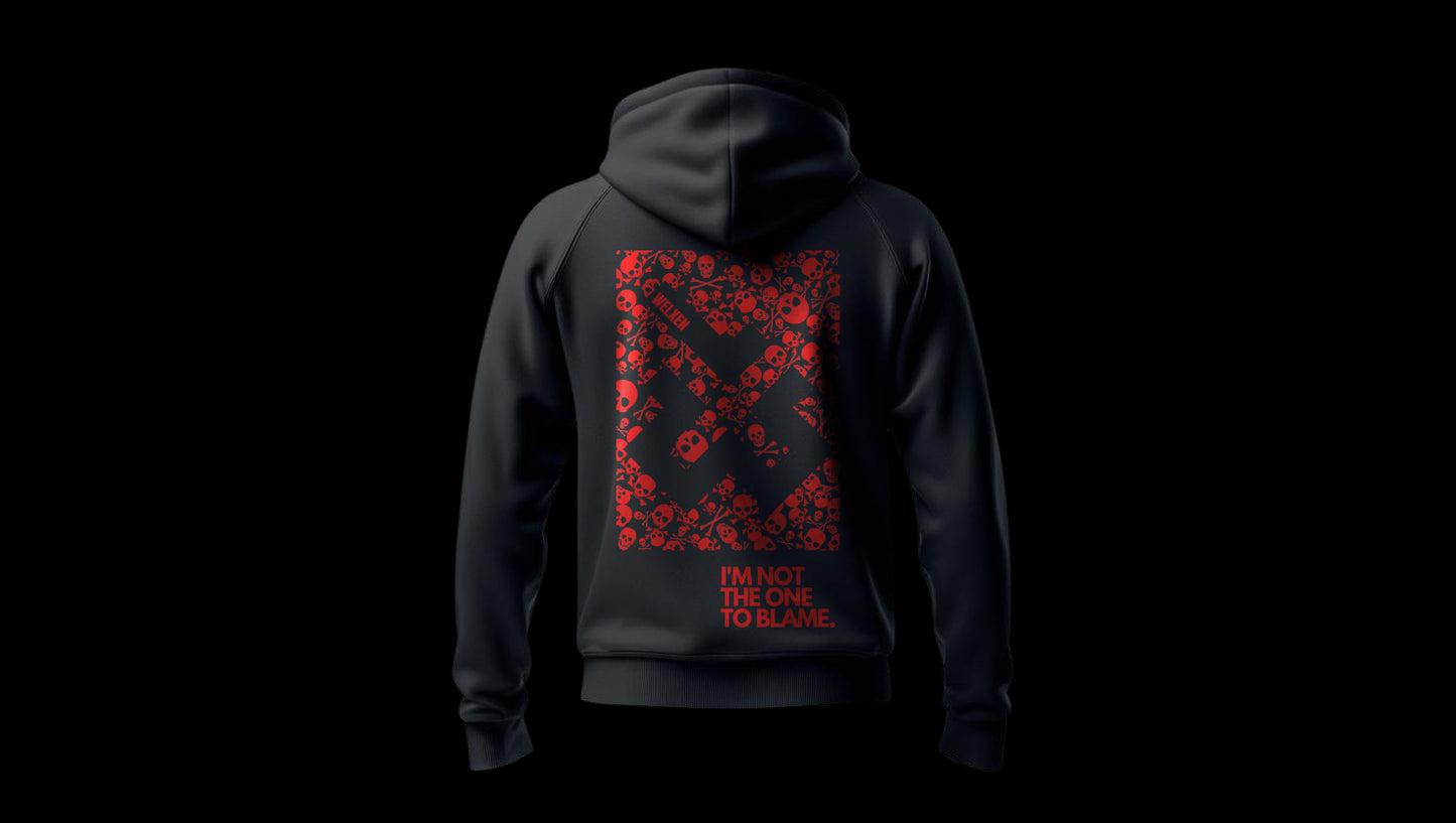 Black "Blame" Hoodie