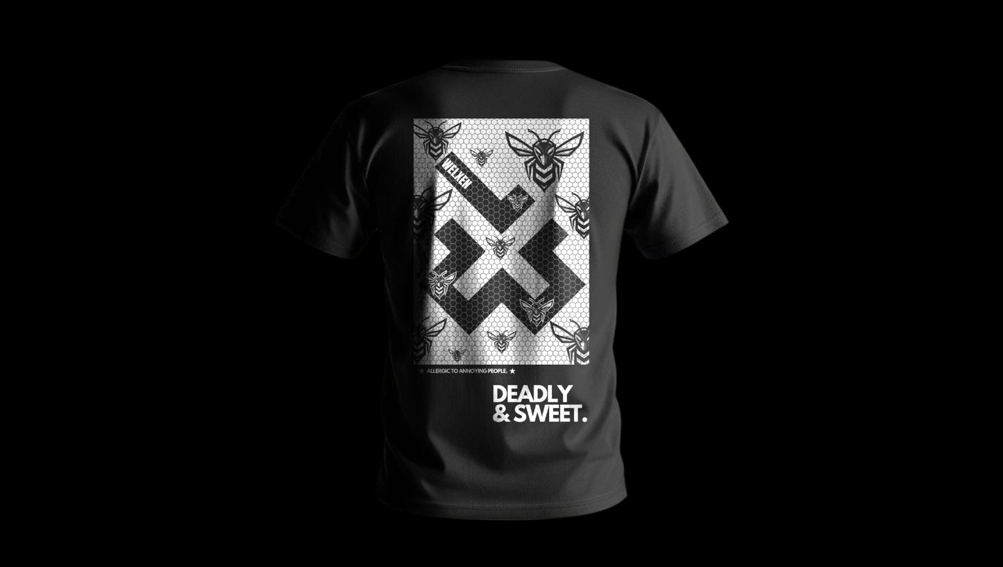 Black "Killer Bee" T-Shirt.