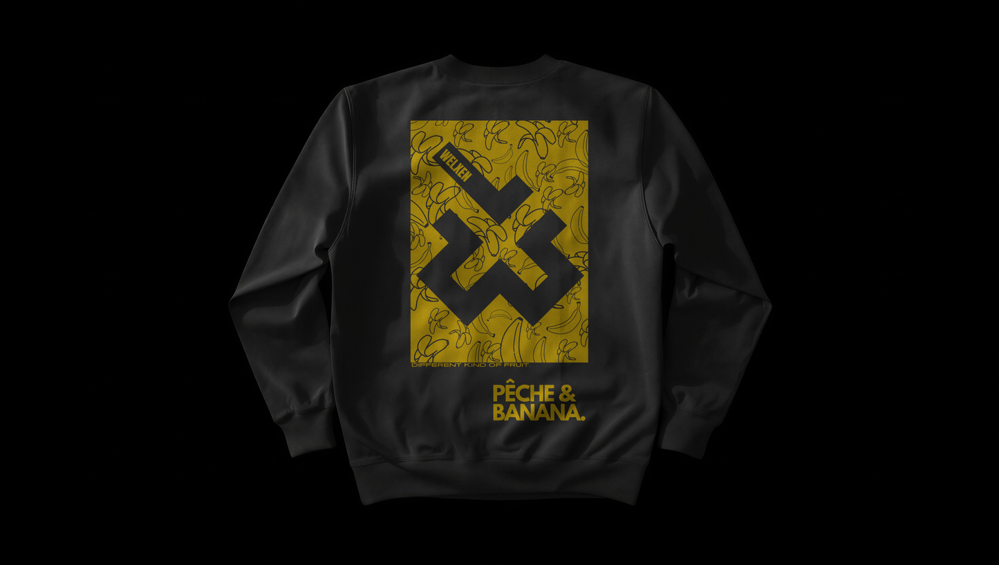 Black "Banana" Sweatshirt