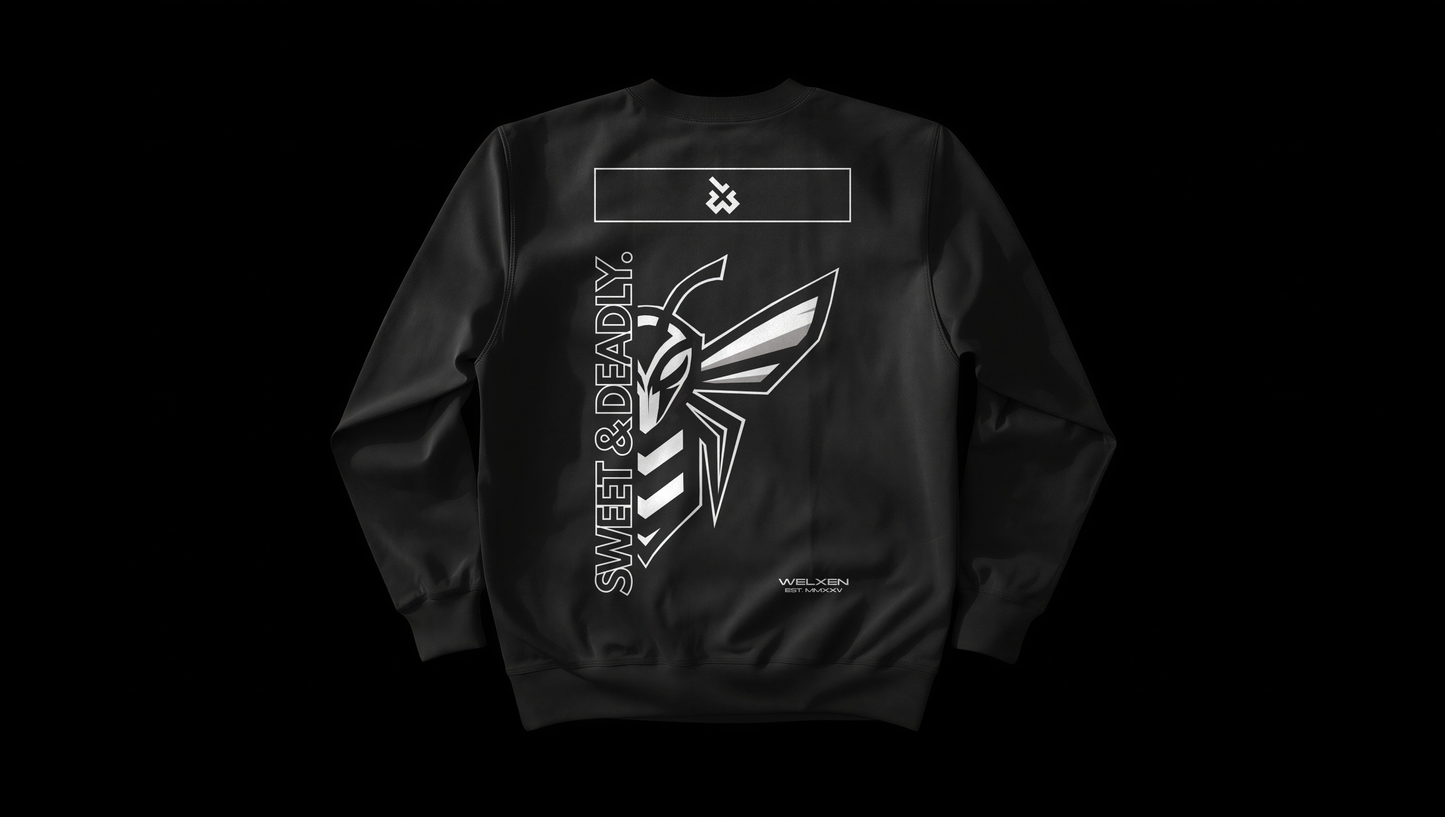 Black "Killer Bee" Sweatshirt