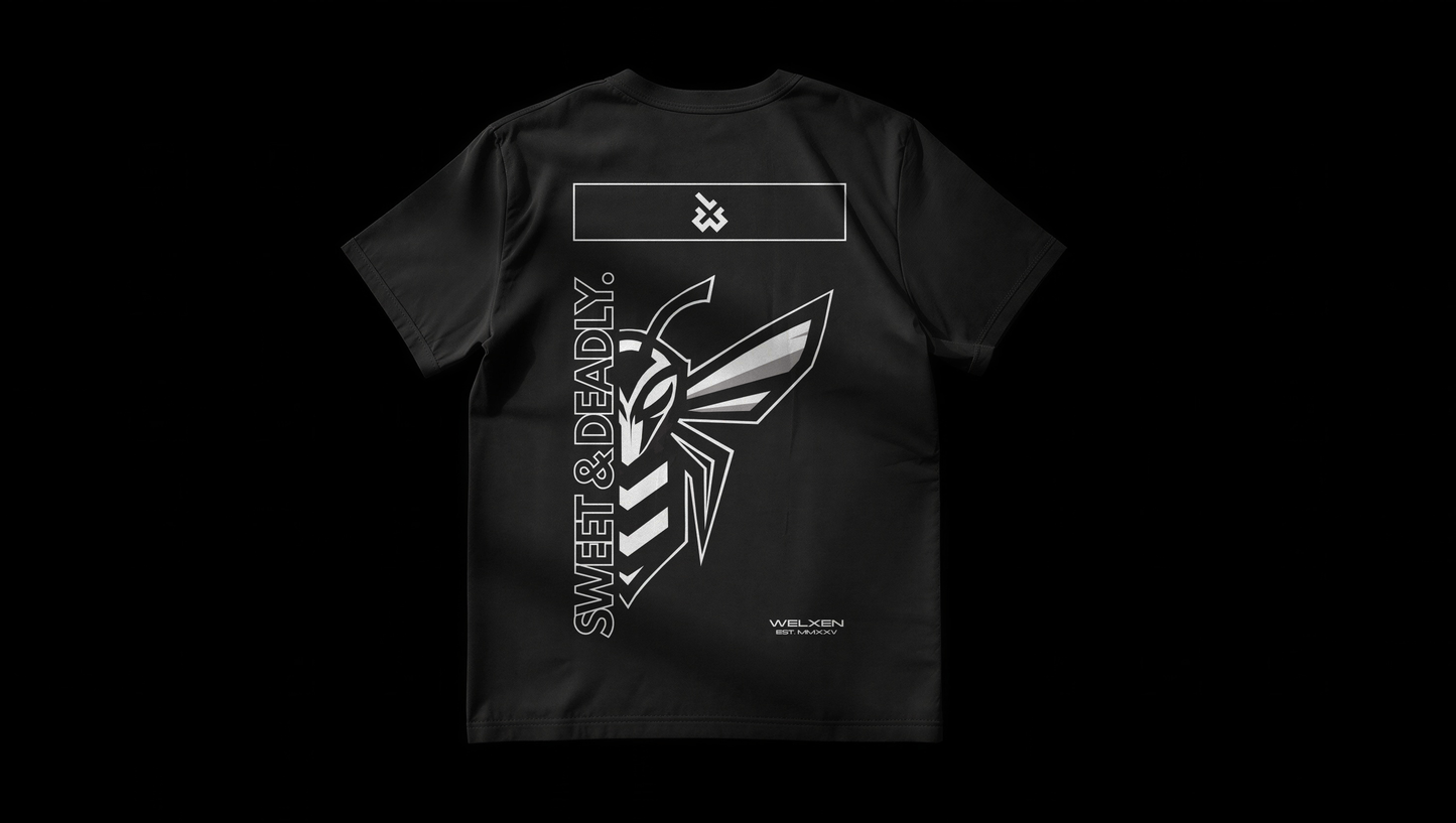 Black "Killer Bee" T-Shirt.