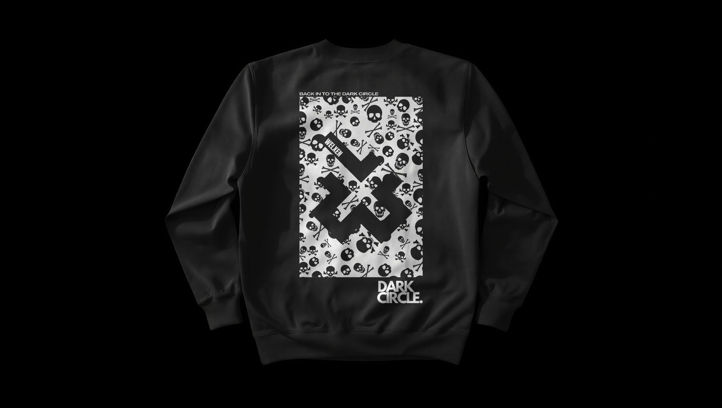 Black "Dark Circle" Sweatshirt