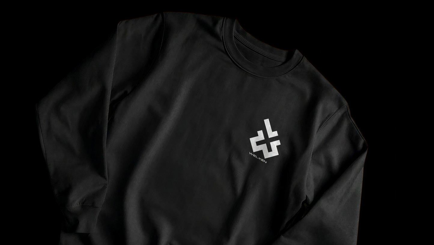 Black "Dark Circle" Sweatshirt.