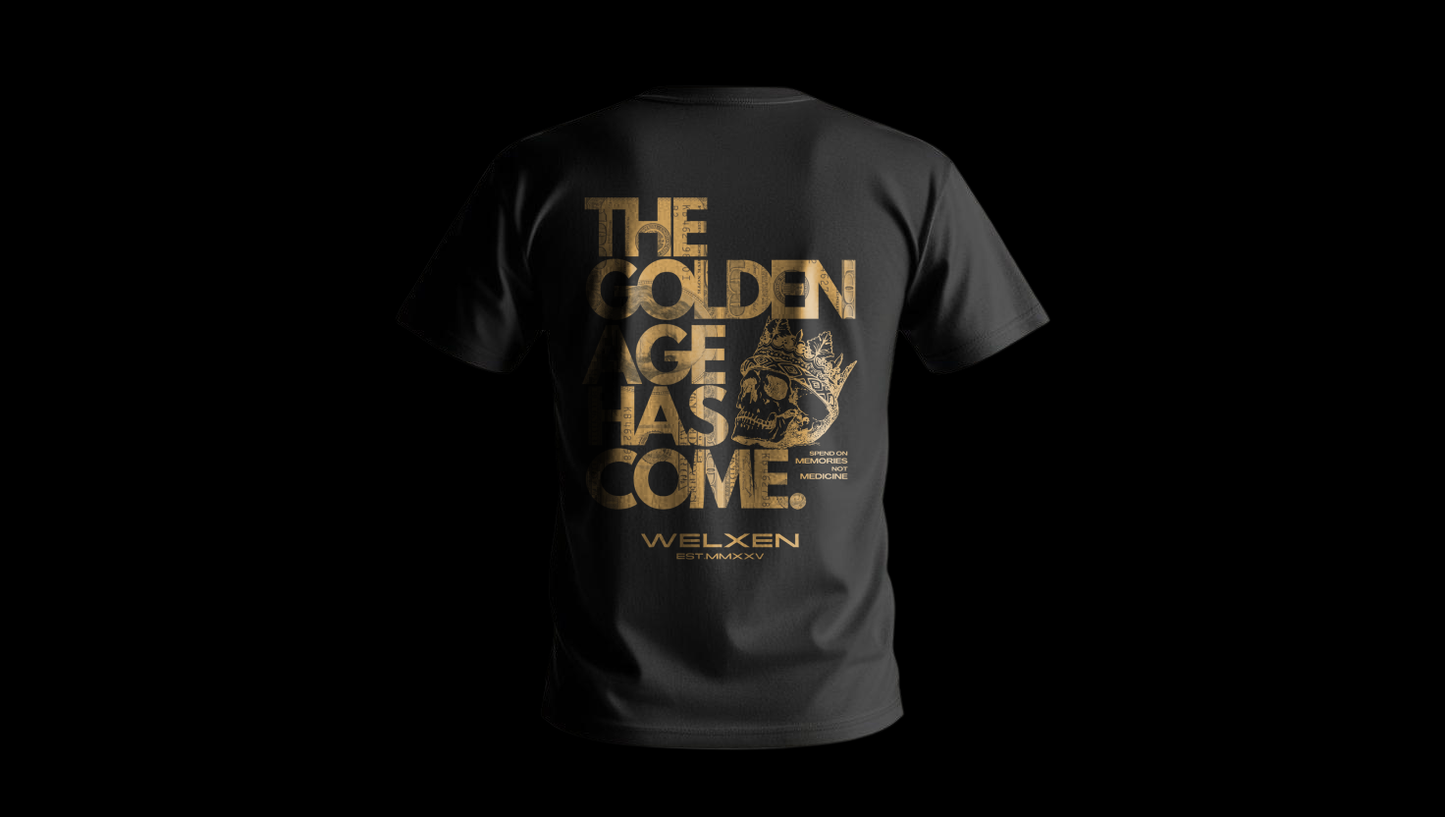 Black "Golden Age" T-shirt