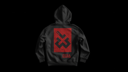 Black "Peche" Hoodie