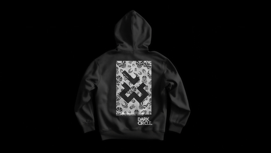 Black "Dark Circle" Hoodie