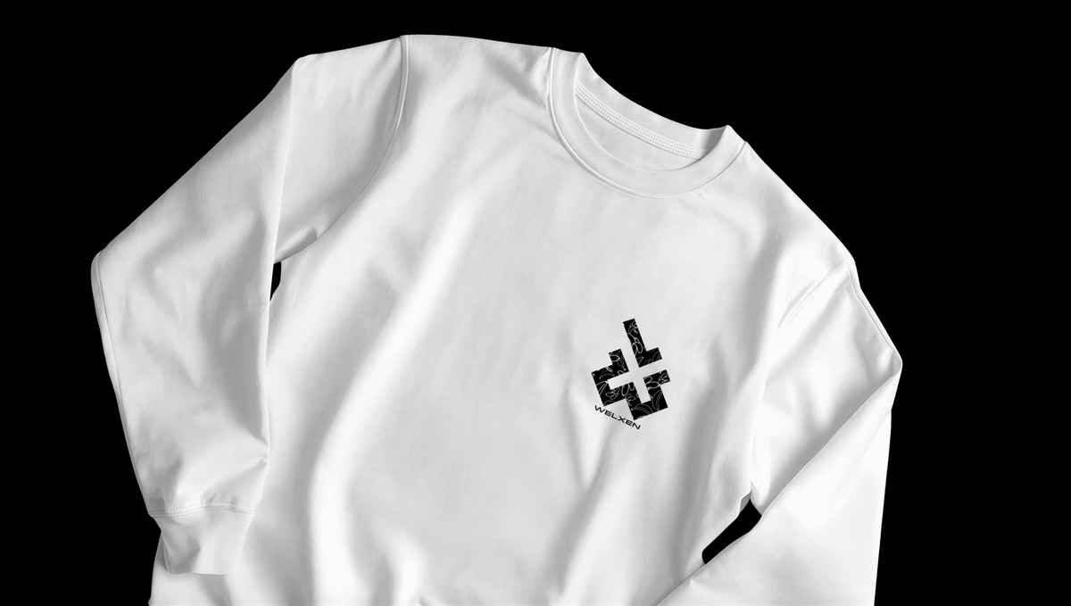 White "Banana" Sweatshirt