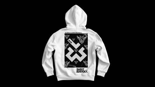 White "Killer Bee" Hoodie