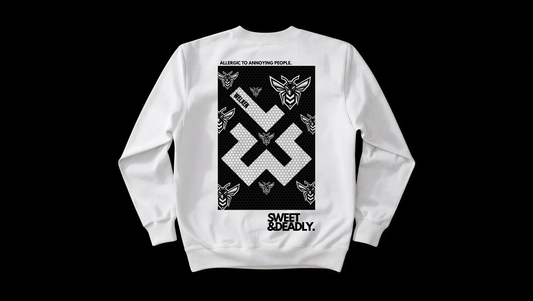 White "Killer Bee" Sweatshirt