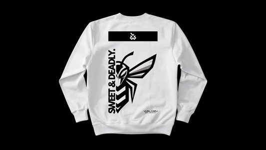 White "Killer Bee" Sweatshirt