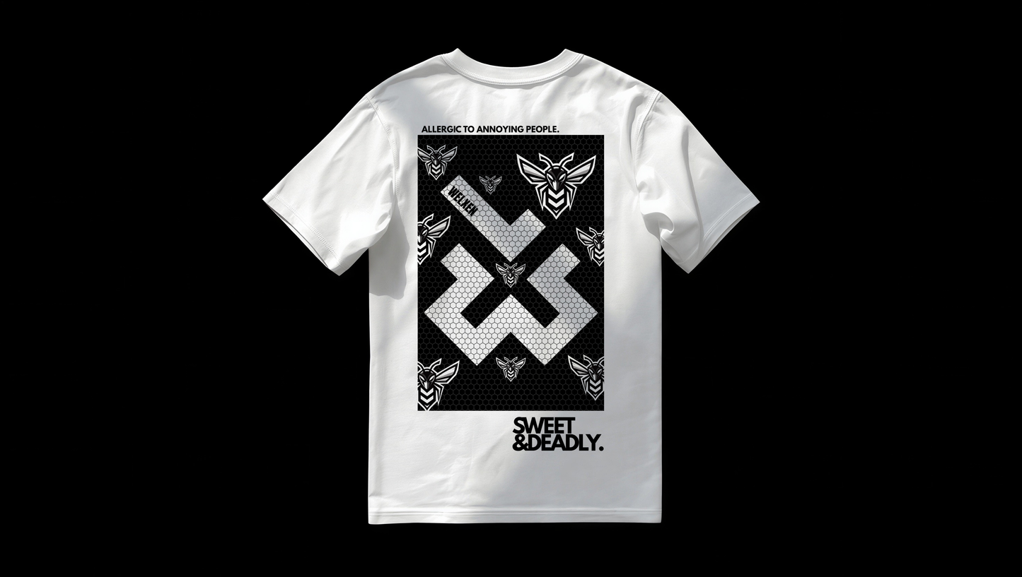 White Killer Bee T-Shirt