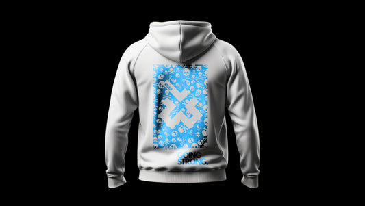 White "Going Strong" Hoodie