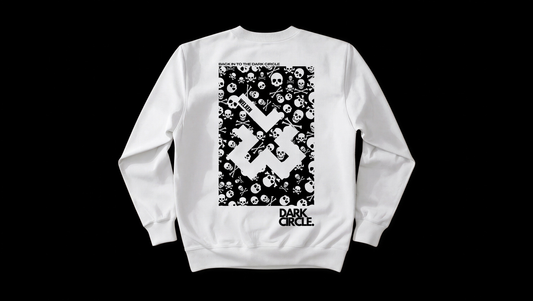 White "Dark Circle" Sweatshirt