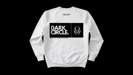 White "Dark Circle" Sweatshirt