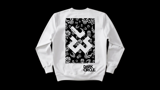 White "Dark Circle" Sweatshirt