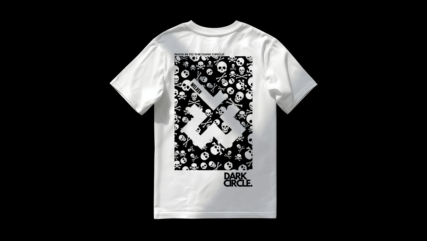 White "Dark Circle" T-Shirt