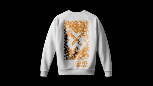 White "Golden Season" Sweatshirt