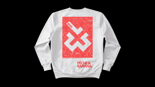 White "Peach" Sweatshirt