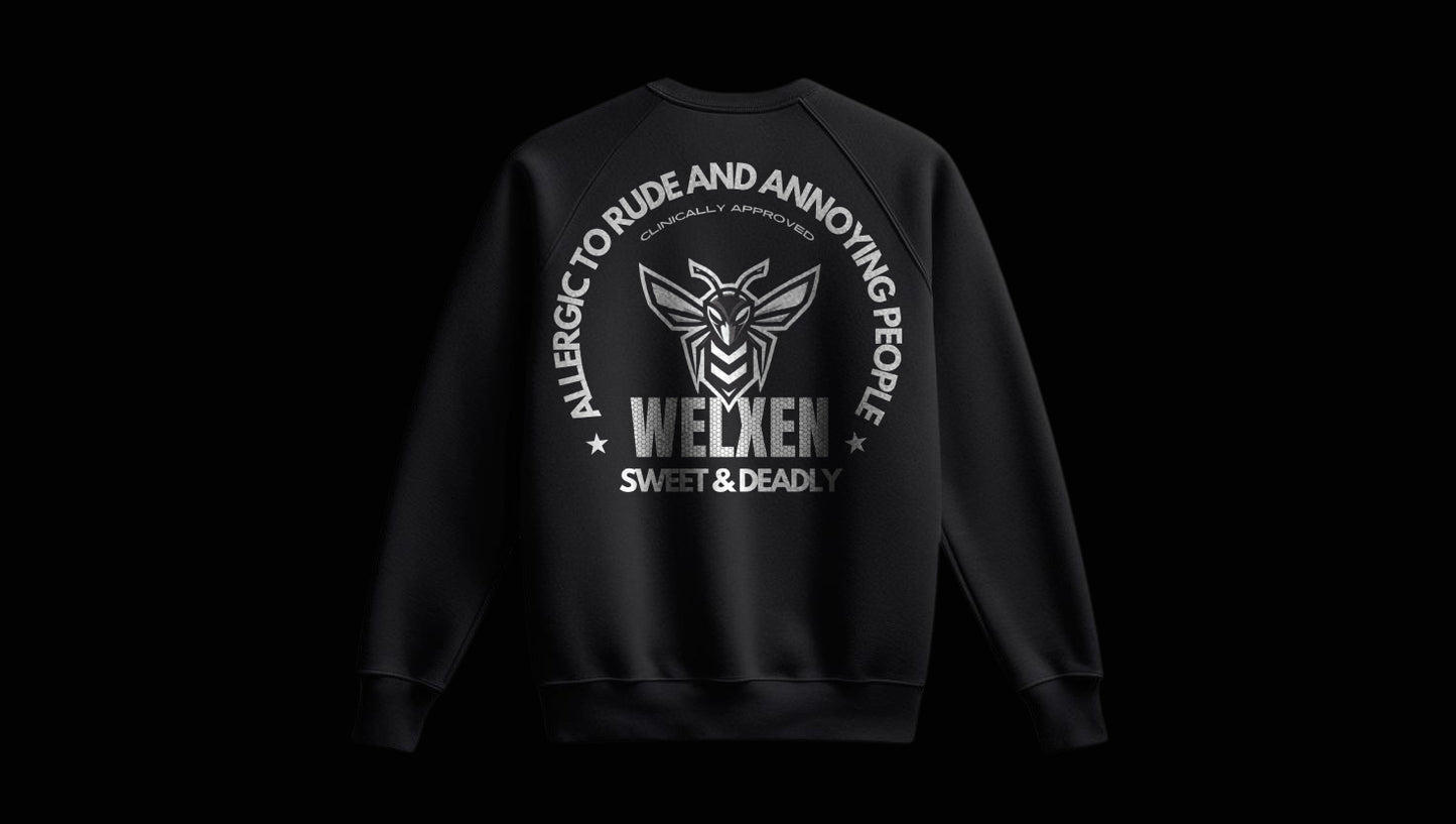 Black Sweet Bee Sweatshirt