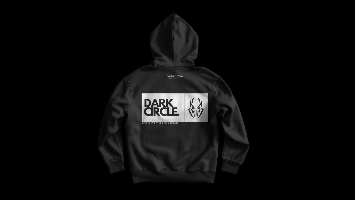Black "Dark Circle" Hoodie