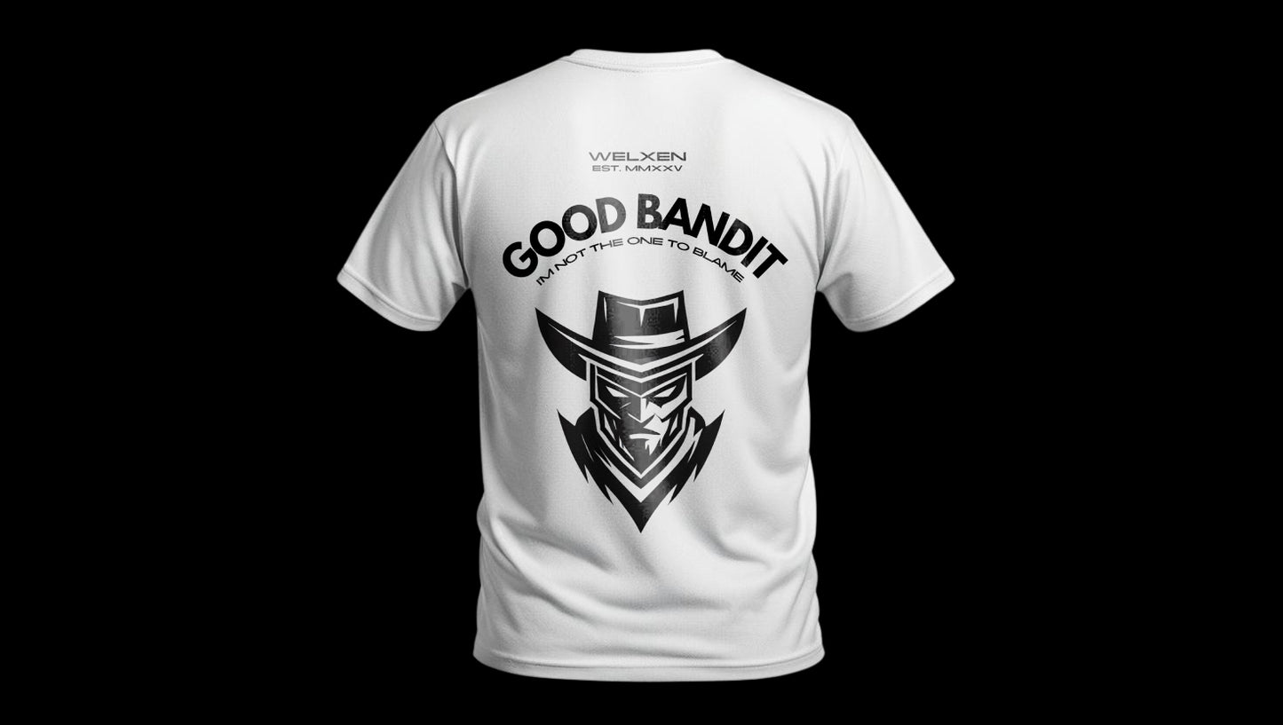 White "Good Bandit" T-shirt