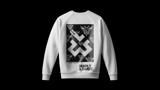 White "Killer Bee" Sweatshirt